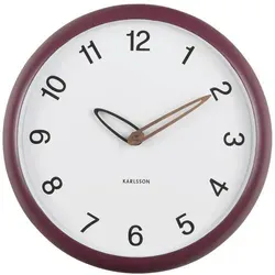Karlsson Wanduhr, Mauve, Kunststoff, Timerfunktion, Dekoration, Uhren, Wanduhren