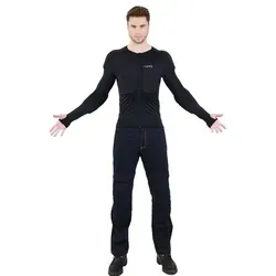 Nerve Armorgel Protektorenjacke, Schwarz, M-L - Schutzjacke für Extremsportarten mit 7 schnellwechselbaren Protektoren für optimalen Schutz an Brust, Rücken, Schultern und Ellbogen, atmungsaktiv und formpassend.