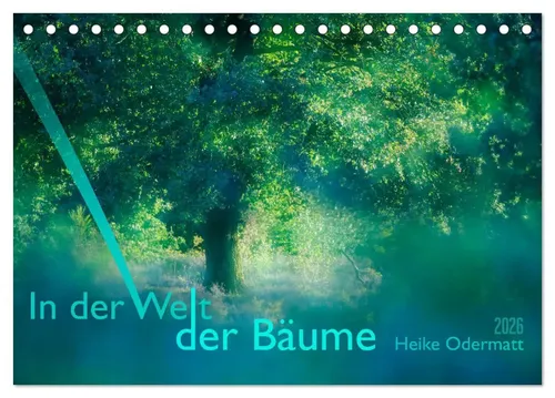 Heike Odermatt | In der Welt der Bäume (Tischkalender 2026 DIN A5 quer),...