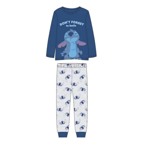 CERDÁ LIFE'S LITTLE MOMENTS Unisex Kinder | Pijama Largo Single Jersey Stitch Diseño Exclusivo, Cómodo Suave - Pyjamaset, Blau, 8 Jahre EU