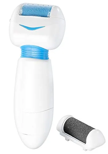 Sichler Beauty Hornhauthobel: Elektrischer Hornhautentferner mit flexiblem Kopf, inkl. 2 Köpfen (Hornhautraspel, Hornhautschleifer, Elektrische)