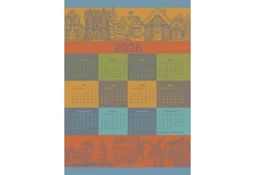 Geschirrtücher Orange von Garnier Thiebaut