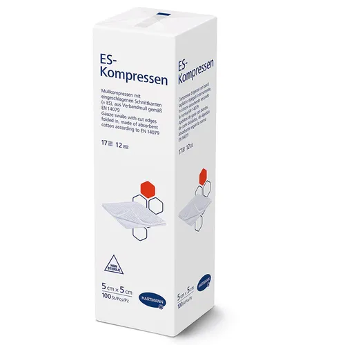 ES-Kompressen unsteril 12fach 5 x 5 cm