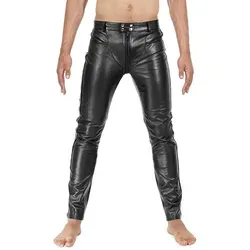 Bockle® 3 GAY-ZIP Lederhose mit durchgehendem Reißverschluss - Wanderhose aus hochwertigem Rind-Anilinleder, mit natürlicher Struktur und einzigartigem Design – ideal für Outdoor-Abenteuer und stilvolle Auftritte.