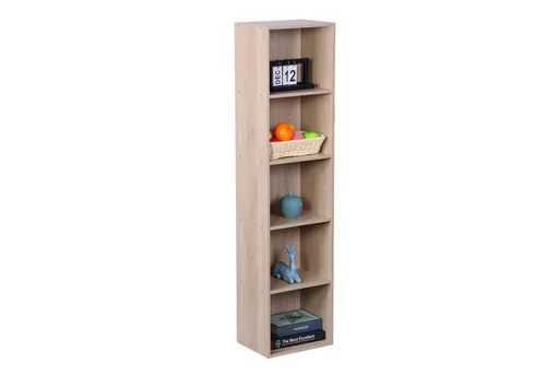 relaxdays Bücherregal Würfelform aus Eiche von Relaxdays