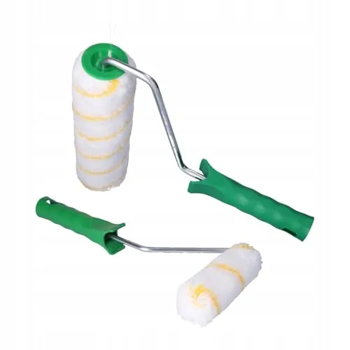 ToolSpace Girpaint Malerset Streichen – Farbroller Wandfarbe Malerrolle Malerset – Malerbedarf, Werkzeuge & Tapeten – Lackrollen für Lacke – Malerrolle Klein – 25cm & 11cm