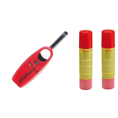 ROTHENBERGER Industrial Gasanzünder Mini inkl. 2x Rofill Gas 100 ml - 1500005168