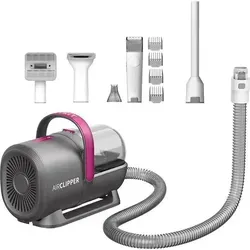 PETKIT Pet Grooming Vacuum Kit (LM4) - Haarschneidemaschinen: Vielseitiges Pflegeset für Haustiere, das Fellpflege erleichtert und die Verbreitung von Haaren und Allergenen minimiert.