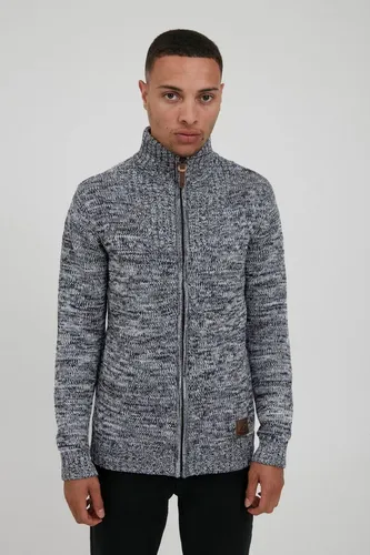 !Solid SDPomeroy Cardigan - Hochabschließend, blau L - Strickjacke in Insignia Blue, aus 100% Baumwolle, mit hochabschließendem Kragen für extra Wärme und Stil.