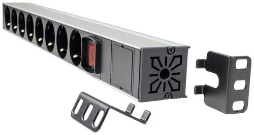 as-Schwabe 19 Zoll RACK 7-fach Steckdosenleiste