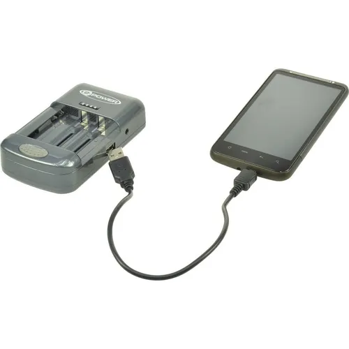 2-Power Universal Camera Battery Charger-Retail (AA / LR6 / LR06 / Mignon / R6 / R14505, AAA / LR03 / Micro / R03 / AM4 / MN2400 / KR03) (UDC5001A-RPEU)