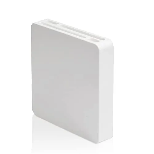 Universeller Messerblock mit 4 Schlitzen, an der Wand montierter weißer Messerhalter, Küchenmesser-Aufbewahrungsständer Organizer, selbstklebende Messerblöcke-Einsatz