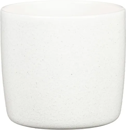 Scheurich Solido Blumentopf Perla, 28 cm - Garten-Zubehör: Stilvoller Keramik-Blumentopf in elegantem Perla-Farbton, ideal für moderne und warme Wohnräume.