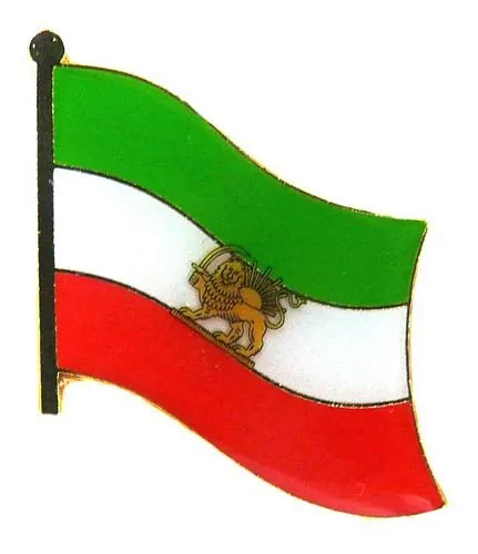 Flaggen Pin Iran Royal Löwe Fahne Flagge Anstecknadel