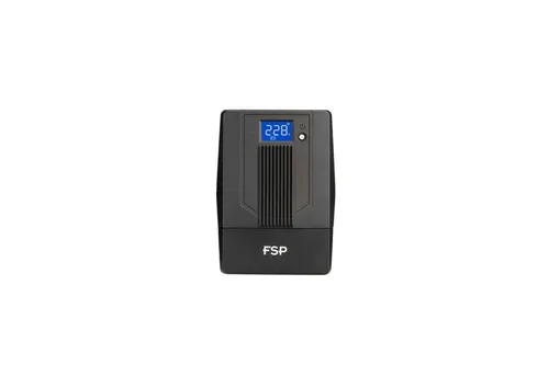 Fortron USV-Anlage iFP 800 – 800VA/480W mit LCD-Touchscreen - USV-Anlage mit LCD-Touchscreen für einfache Bedienung, schützt Ihre Geräte vor Stromausfällen und Spannungsspitzen.