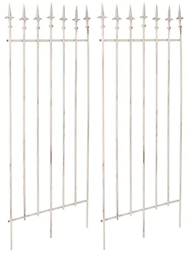 CLP 2er Set Metall-Rankgitter Elisa I 100 x 50 cm von CLP