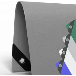 Allzweck-Abdeckplane 3,0x4m - 180g/m² Grau UV-resistent, wasserfest, PE/PVC, reißfest, für Außen & Innen, mit Alu-Ösen