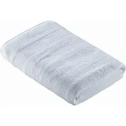 Cawoe Duschtuch Noblesse Uni, Weiß – 80x160 cm - Hochwertiges Duschtuch aus 100% Baumwolle mit saugfähiger Frottier-Oberfläche, ideal für Komfort und Eleganz im Bad.