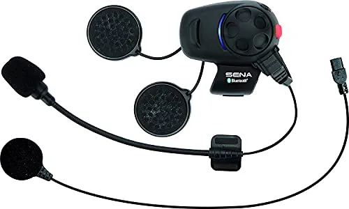 Sena SMH5 Bluetooth-Kommunikationssystem für Motorräder - Motorrad-Headset mit Universal Intercom(TM) und Advanced Noise Control(TM) für störungsfreie Kommunikation und Musikgenuss während der Fahrt.