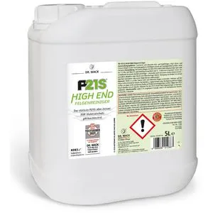Dr. Wack P21S HIGH END Felgenreiniger 5 Liter - Autopflege & Motorradpflege, kraftvoller Felgenreiniger für strahlenden Glanz und mühelose Reinigung von Alufelgen.