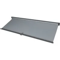 Seitenwand für Pergola MCW-L41 - Pavillon Rollo Ersatzseitenwand - Zubehör für Pavillons, hochwertige anthrazitfarbene Seitenwand 3x3m, ideal für Schutz und Privatsphäre im Garten.