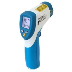 PEAKTECH 4975 - Infrarot-Thermometer mit Multicolor-Display - Messgeräte: 12:1 IR-Thermometer für berührungslose Temperaturmessung von -50 bis +550°C, mit Laserpointer und multifunktionalem Display für einfache Handhabung.