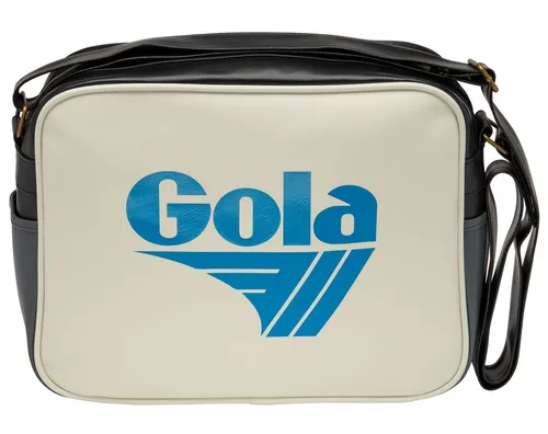 Gola Unisex-Erwachsene Redford Umhängetasche, Off White/Blue/Grey - Damen-Schultertaschen mit stilvollem Design und geräumigem Innenraum, ideal für den täglichen Gebrauch.