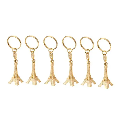 Toyvian Eiffelturm Schlüsselanhänger Retro Schmuck Französisch Souvenirs Schlüsselanhänger Mini Schlüsselanhänger Anhänger Dekorationen 12 Stücke
