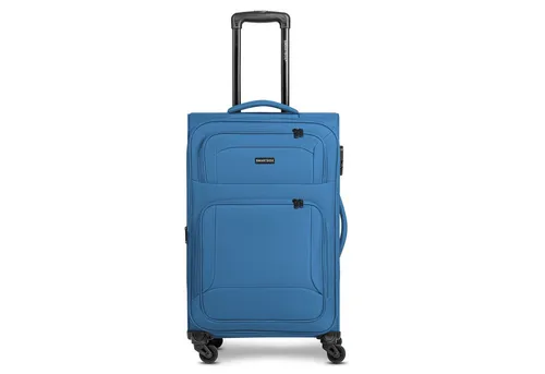 Smartbox Weichgepäck-Trolley Edition 04 - Koffer mit 4 Rollen, aus strapazierfähigem Polyester, bietet Dehnfalte für zusätzlichen Platz und inkludiertes Zahlenschloss für sicheres Reisen.