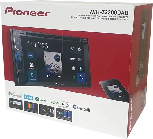 AVH-Z3200DAB - 2-DIN Digital Media-Receiver, 6 Zoll Touchscreen, mit Apple CarPlay und RGB Tastenbeleuchtung