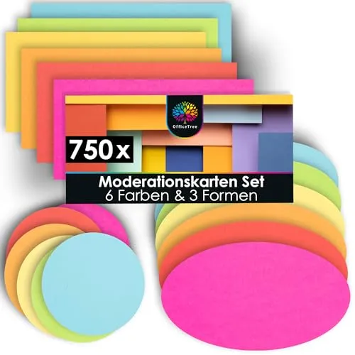 OfficeTree 750x Moderationskarten Set