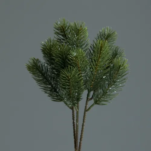 Stück Kunststoff Tannenzweig 28cm künstliche Tannenzweige Edeltanne Spritzguss 3