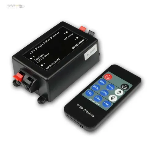 LED Dimmer mit Funk-Fernbedienung dimmen 