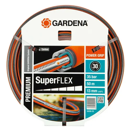 Premium SuperFLEX Schlauch 13mm grau/orange, 50 Meter