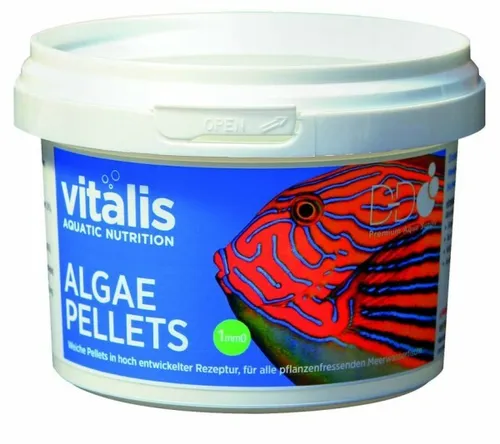 Vitalis Algae Pellets 1,8kg 1mm Meerwasser Futter Aquarium Aquarienfutter