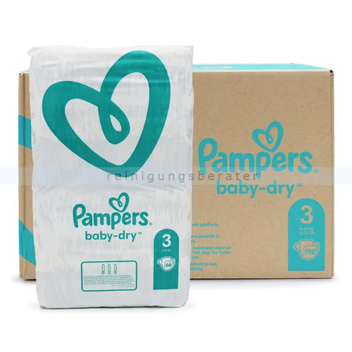 Pampers Baby Dry Größe 3 Midi 6-10 kg Maxipack von Pampers