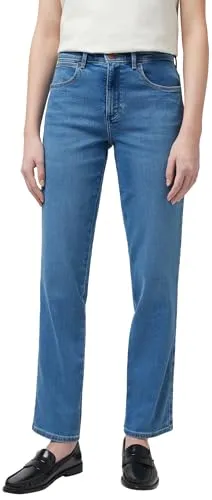 Wrangler Straight-Jeans blau 31 - Bequeme Straight-Fit Jeans aus elastischem Denim, ideal für lässige Outfits. Perfekte Passform in Größe 31 für einen modernen Look.