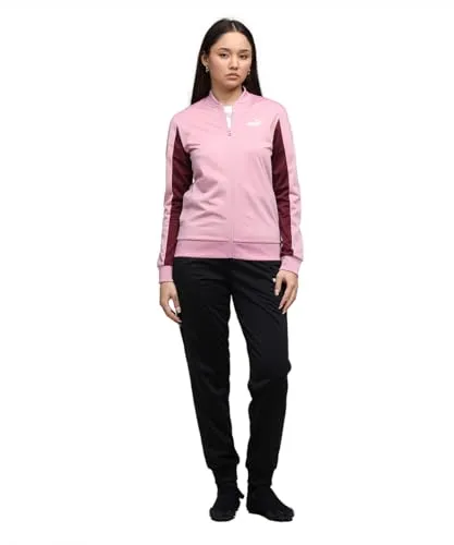 PUMA Baseballanzug aus Polyester - Bequemer Baseballanzug mit normaler Passform, durchgehendem Reißverschluss und praktischen Seitentaschen. Ideal für sportliche Aktivitäten und Freizeit.
