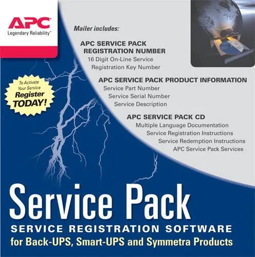 APC Service-Paket - 3 Jahre Garantieverlängerung - Zubehör für Ihre APC Geräte, bietet zusätzliche Sicherheit und verlängert die Lebensdauer Ihrer Geräte um 3 Jahre.