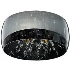 TRIO Leuchten Deckenleuchte Crystel - Elegante Deckenlampe mit einem Durchmesser von 34 cm, variabler Lichtfarbe von warmweiß bis kaltweiß, ideal für stimmungsvolle Beleuchtung in jedem Raum.