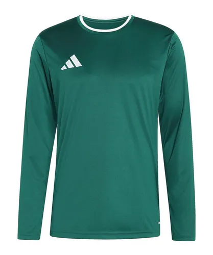 adidas Entrada26 Langarm Trikot für Herren, Team Dunkelgrün/Weiß, Größe S - Hochwertiges Langarmtrikot von adidas, ideal für Training und Freizeit. Bequeme Passform und stylisches Design für optimale Bewegungsfreiheit.