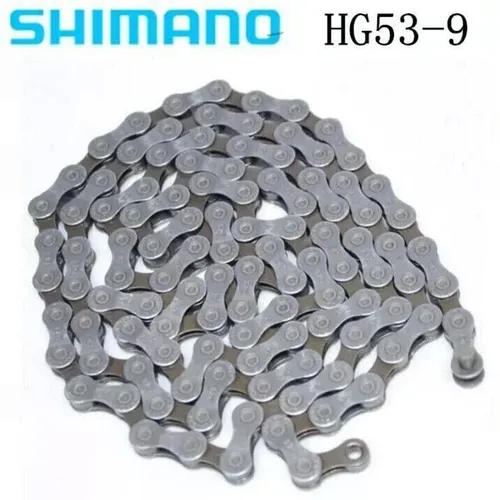 Shimano Deore Kette CN-HG53 – Robuste 9-fach-Kette 126 Glieder - Hochwertige 9-fach-Kette mit 126 Gliedern, ideal für eine präzise Schaltperformance und langlebige Nutzung im Fahrradsport.