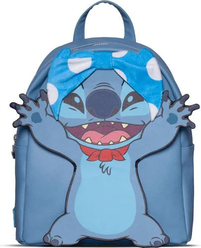 Disney Freizeitrucksack: Lilo & Stitch Novelty Mini Rucksack - Freizeitrucksäcke mit süßem Stitch Design, ideal für tägliche Abenteuer und Ausflüge. Verstellbare Schultergurte und strapazierfähiges Material bieten Komfort und Langlebigkeit.