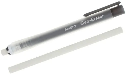 ARISTO Radiergummi Radierstift Geo-Eraser 120mm transparent weiß