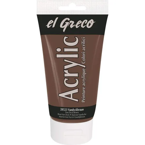 KREUL el Greco Acrylic Vandyckbraun 150 ml Tube