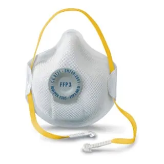 Moldex Atemschutzmaske Smart 2505, FFP3 NR D mit Ventil – 10 Stück - Einwegschutzmasken mit FFP3 Schutzklasse für zuverlässigen Schutz gegen Feinstaub. Mit Ventil für geringen Atemwiderstand und hohem Tragekomfort – ideal für Arbeiten mit Staub, Pollen und Asbest.