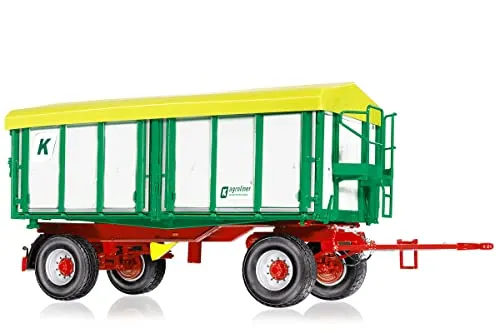 Wiking 077866 Spur 1 Anhänger Kröger HKD 302, weiß von WIKING