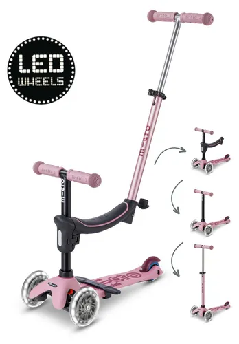 MICRO Mini2Grow DELUXE 2.0 LED dusty rose in pink von Micro Mobility