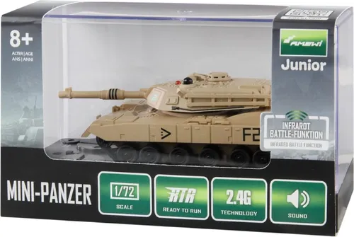 Amewi Abrams Mini-Panzer 1:72 RTR mit IR-Battle-Funktion von Amewi