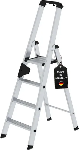 Stufen-Stehleiter einseitig begehbar 4 Stufen